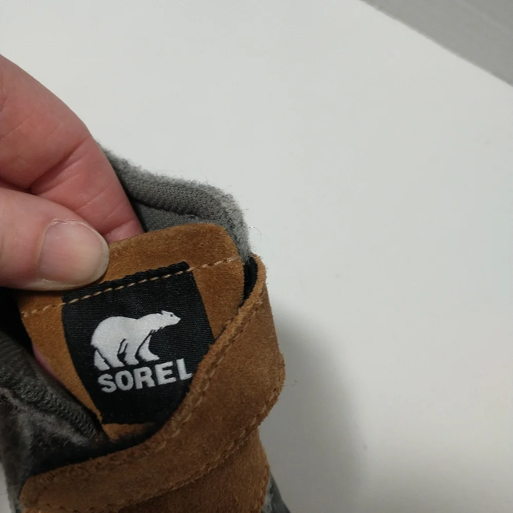 Sorel Out N About Waterproof Boots, Hook And‎ Loop Closure, Brown, Size 9